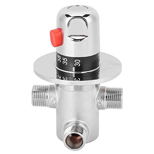 Thermostatischer Mischventil, G1/2 -Wassertemperaturregelventil, Solarwarmwasserbereiter Mischregelventil Thermostat Kontrolle Thermostatischer Mischventil, G1/2 -Wassertemperaturregelventil, Solarwarmwasserbereiter Mischregelventil Thermostat Kontrolle von Zoeyilan