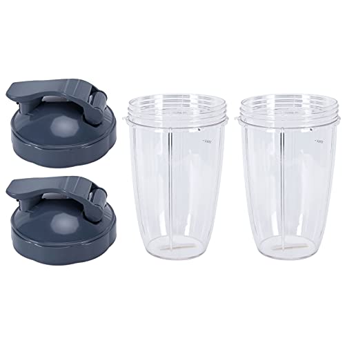 Transparent Mixer Container Deckel Set für 600W 900W Juicer Easy Clean Clean Dishwere Safe Juicing große Kapazität von Zoeyilan
