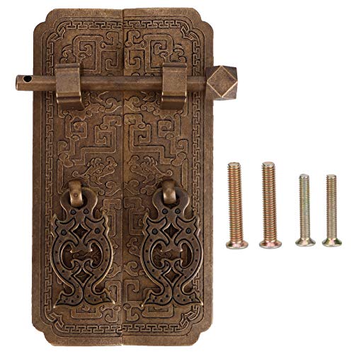 Türgriff-Set im chinesischen Stil, antikes Kupfer, Schrankgriffe, Kleiderschrankzubehör für Möbel Türgriff-Set im chinesischen Stil, antikes Kupfer, Schrankgriffe, Kleiderschrankzubehör für Möbel von Zoeyilan