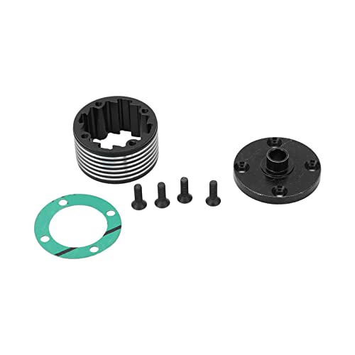 Universal Metall Heck mittelfrontdifferential 8655 kompatibel mit ZD Racing DBX -07 EX -07 1/7 RC -Auto Schwarz Aluminiumlegierung 1 Set von 3 Zubehör mit Schrauben von Zoeyilan