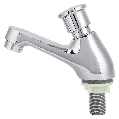 Wassersparungszeitverzögerung Wasserhahn, öffentliches Ktchen -Badezimmer verchromt verchromtes selbstschließendes Becken Waschbecken Wasserhahn, Wassersparungshahn für Heimküche, Wassersparungszeitverzögerung Wasserhahn, öffentliches Ktchen -Badezimmer verchromt verchromtes selbstschließendes Becken Waschbecken Wasserhahn, Wassersparungshahn für Heimküche, von Zoeyilan