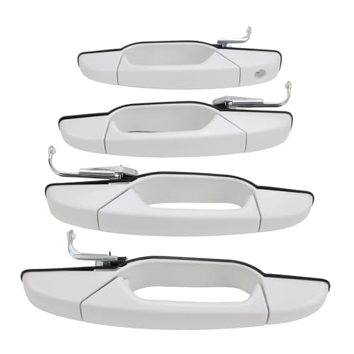 Zoeyilan 4PCS weißer Außentür griff 84053458 Vorderrad Tür Griff Set für 1500 2500 3500 Fahrzeug modelle Zoeyilan 4PCS weißer Außentür griff 84053458 Vorderrad Tür Griff Set für 1500 2500 3500 Fahrzeug modelle von Zoeyilan
