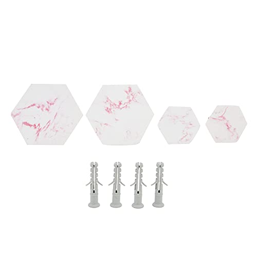 Zoeyilan 4pcs Wandhaken, dekorative Kleiderhaken für Wandhalterte, Badezimmertuchhaken, für Handtuch, Robe, Gussmantel und Türhaken für Badezimmer moderner einzigartiger Stil von Zoeyilan