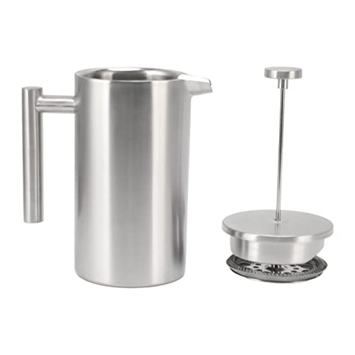 Zoeyilan Edelstahl Isolierte französische Presse Kaffeemaschine Proof Spülmaschine Safe 1L von Zoeyilan