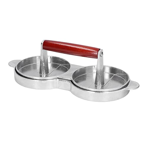 Zoeyilan Hamburger Press Multifunktionales runder Hamburger Patty Maker Küchenwerkzeug für Picknick tragbarer Aluminiumlegierkiefernholz Holz Zoeyilan Hamburger Press Multifunktionales runder Hamburger Patty Maker Küchenwerkzeug für Picknick tragbarer Aluminiumlegierkiefernholz Holz von Zoeyilan