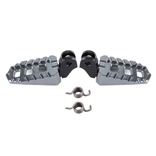 Zoeyilan Motorrad -Frontfußstifte, Aluminiumlegierung Motorradfußstifte 10 mm Höhenhöhe Erhöhen Sie die einstellbare Fußstützen Ersatz für Scram Bler 400x 2023 bis 2025 (1 Paar, Balck) (Du färbte) von Zoeyilan