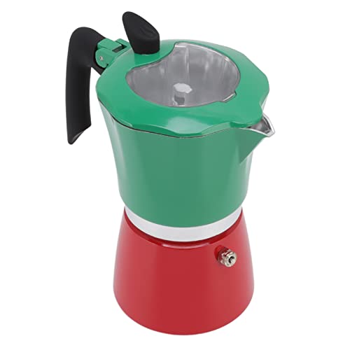 Zoeyilan Tragbarer Kaffeemaschine Aluminium -Topf mit transparentem Deckel mit transparentem Deckel (Nr. 6 Pot 300 ml) von Zoeyilan