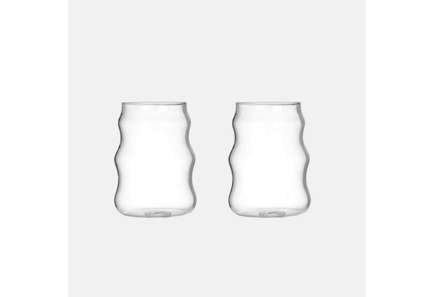 Zoha Glas Glas Bubble Getränkebecher Cocktail- 550 ml - Hitzebeständig von Zoha