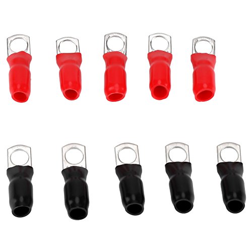 10 PCs Rot und Schwarz kleiner Größe Fahrzeugkupferverbindungsanschlussanschlüsse aus hochwertigem Kupfer und PVC -Material Anti -Korrosion Langlebige einfache 10 PCs Rot und Schwarz kleiner Größe Fahrzeugkupferverbindungsanschlussanschlüsse aus hochwertigem Kupfer und PVC -Material Anti -Korrosion Langlebige einfache von Zohisin