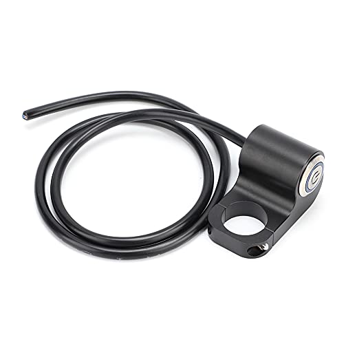 22 mm Edelstahl -Spot -Lichtschalter -Modifikations -Lenkerschalter mit Stromschild für Motorräder ATVS Cross Country Sports Elektrofahrräder mit 22 mm Durchmesser Lenker von Zohisin