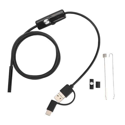 328ft Kabellänge 3 in 1 Endoskopkamera mit 6 LED -Leuchten Flexible Boorscope -Kanal -Inspektionskamera Typ C USB für Android -Schnittstelle Clear Vivid Imaging Wide Compatibility von Zohisin