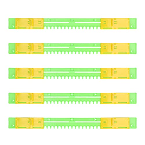 Beehive -Schiebetor 5pcs Kunststoff Bienenstocktür Antätscape Accessoire 45,0 × 7,0 × 6,0 für Außenbiener effektive Bienenflucht Prävention Rattenproof Beehive Management Tool von Zohisin