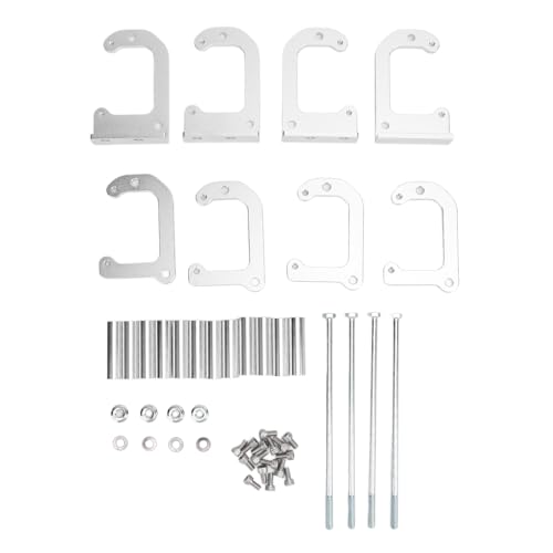 Coil Relocation Brackets Remote Mount Replacement for LS Swap Truck LQ4 LQ9 Ideal for Various LS Based Vehicles Convenient Remote Mounting Metal Construction 551562 OEM (Silver) von Zohisin