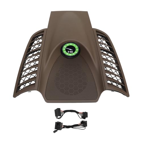 Dashboard Panel Trim Cover 16 Color Changeable LCD Instrument with Double Harness Replacement for Cayenne (Brown) von Zohisin