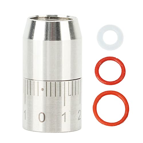 E61 Kaffeemaschine Dampfdüse 3 × 2 × 2 Zoll waschbarer stufenloser Einstellung 304 Edelstahl für die E61 -Kaffeemaschine, um reichhaltige Milchschaum zu kreieren, die einfach zu von Zohisin