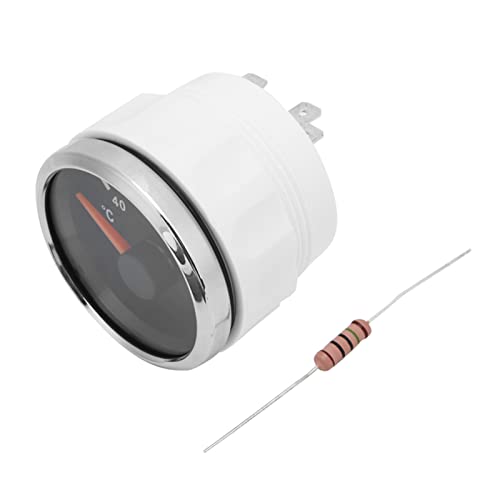 Electromagnetic 52mm 12 To 24V Vehicle Temperature Gauge For 40 To 120 Degrees Celsius With IP67 And Proof Grade Curved Fog Glass Moving Magnet Principle Stepper Motor Low von Zohisin