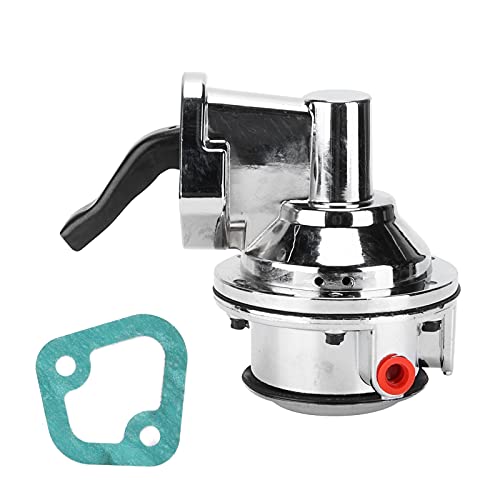 Hochvolumen mechanische Kraftstoffpumpe Chrom plattiert Upgrade für großen Block -V8 -Motor 396 bis 454 mit hoher Durchflussrate einstellbare rotierende Platte Leichtes Aluminium Hochvolumen mechanische Kraftstoffpumpe Chrom plattiert Upgrade für großen Block -V8 -Motor 396 bis 454 mit hoher Durchflussrate einstellbare rotierende Platte Leichtes Aluminium von Zohisin