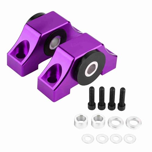 Motormotor -Halterungs -Kit Multicolor -Aftermarket -Ersatz Hochfestigkeit Aluminiumlegierung für D15 D16 B16 B18 B20 von 1992 bis 2000 mit sechs Farbstoptionen (Lila) von Zohisin