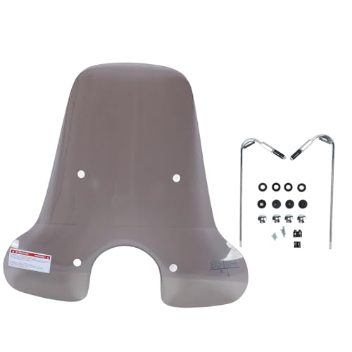 Motorrad PMMA Einfacher Installation von Winddefflektor -Protektor -Ersatz für LX 50 125 150 Transparent hohe Absorption Vibration bei hohen Geschwindigkeiten Verbessert das (Marrón oscuro) von Zohisin