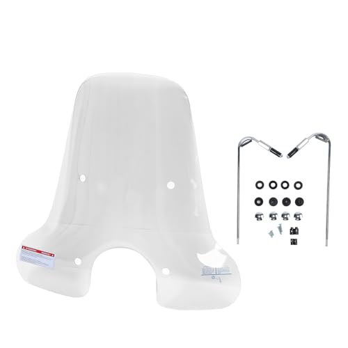 Motorrad PMMA Einfacher Installation von Winddefflektor -Protektor -Ersatz für LX 50 125 150 Transparent hohe Absorption Vibration bei hohen Geschwindigkeiten Verbessert das (Transparente) von Zohisin