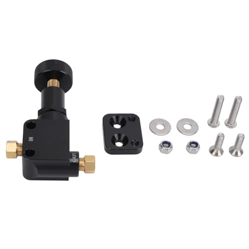 Zohisin Brake Proportioning Valve Made Of Aluminium Alloy With High Reliability And Stable Performance Ideal For Race Cars And Most Vehicles Pressure From 150 Psi To 1200 Psi (Black) von Zohisin