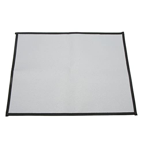 Zohisin Feuerfeste Matte Hochtemperatur doppelseitig Silikon beschichtete Glasfaserpolster für Camping im Freien BBQ Grill Deck Schutz bis zu 2000 ° F Nicht -Schlupf -tragbarer Faltbar (M) von Zohisin