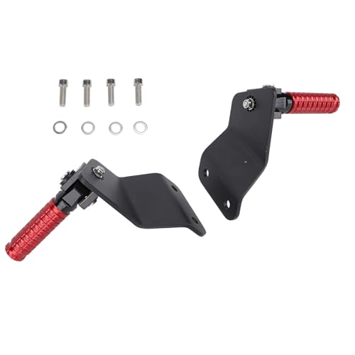 Zohisin Motorrad -Heckfußstifte verbesserte Steuerung und Schlupf Aluminiumlegierung Heckfußlauf -Pedale für CT125 Cub Trail 125 2020-2024 Fahrer -Fahrer Ihr Motorrad mit robuster und (Rot) von Zohisin