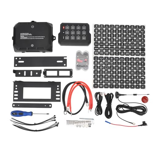 Zohisin RGB 12 Gang Switch Panel LED Circuit Control Relay System mit Fernbedienung ideal für LKW -Marine -SUV Zohisin RGB 12 Gang Switch Panel LED Circuit Control Relay System mit Fernbedienung ideal für LKW -Marine -SUV von Zohisin