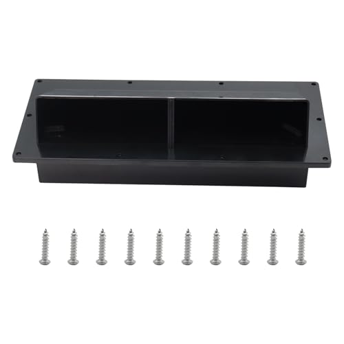 Zohisin RV Hood Hood Entlüftungsabdeckung hoher Aufprall und Wetterstruktur mit abschließbarem Clip einfach zu installieren für Wohnmobilanhänger RV S (Black) von Zohisin