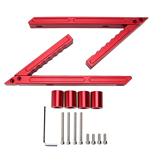 Zohisin Rear Grab Handle Grip Replacement for Enables Easy Stabilization in and out of Vehicle with Aluminum Structure Suitable for 2007 to 2018 JK Unlimited Sport Sahara Rubicon (Red) von Zohisin