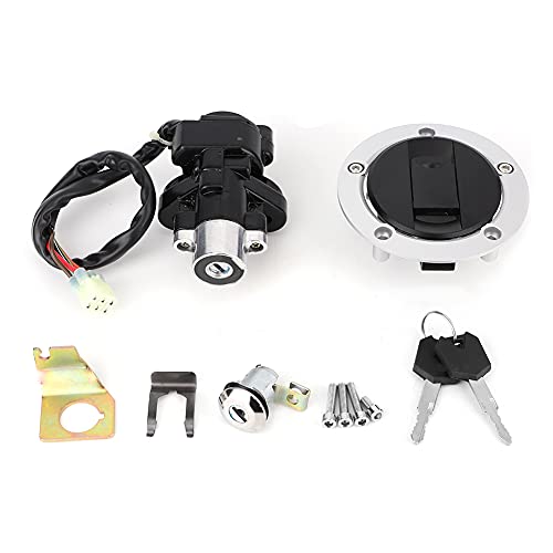 Zündschalter -Sitzschließschlüsseln Kraftstoffgaskappe Kit für GSXR600 750 und mehrere andere -Modelle aus hochwertigem Eisen- und Aluminiummaterial, das Festigkeit und von Zohisin