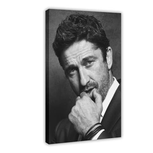 ZoiKom Gerard Butler Poster (7) Leinwand Poster Schlafzimmer Dekor Sport Landschaft Büro Zimmer Dekor Geschenk Rahmenstil 40 x 60 cm von ZoiKom