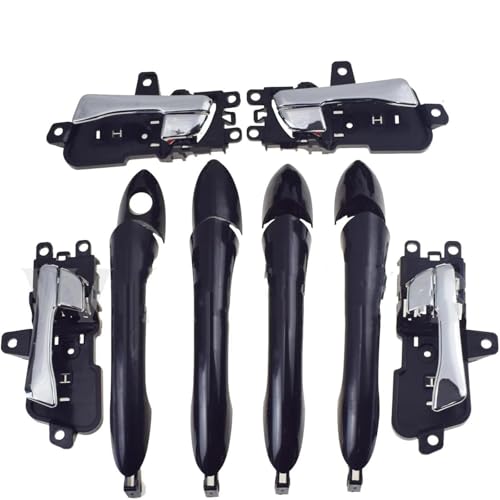 Zoinary Autogriff Äußere Türgriff für Hyundai für Sonata 2011–2015 826513S000, vorne hinten links rechts Innen Innengriffe 8-teiliges Set Zoinary Autogriff Äußere Türgriff für Hyundai für Sonata 2011–2015 826513S000, vorne hinten links rechts Innen Innengriffe 8-teiliges Set von Zoinary