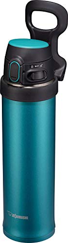 Zojirushi SM-QHE60GK Flip-and-Go Edelstahlbecher, 590 ml, Blaugrün von Zojirushi