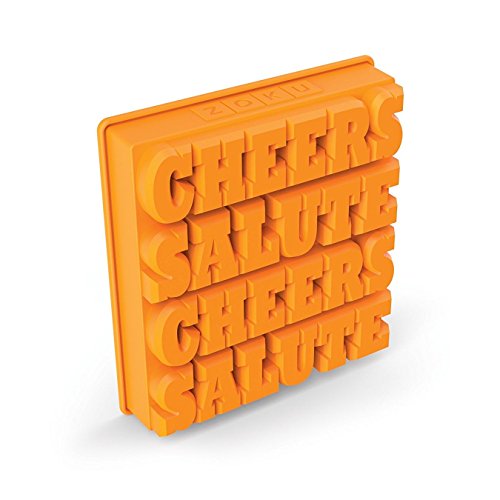 Zoku CIT, Cheers Ice Tray Jugendliche Unisex, Orange, Einzigartig von Zoku