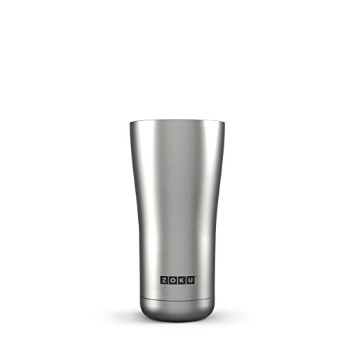 Zoku Trinkbecher, Edelstahl, Silber, 591ml von Zoku