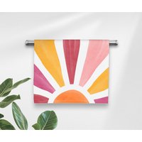 Sunshine Geschirrtuch - Sonne Boho Strandhaus Dekor Fröhlich Sonnig Buntes Handtuch Sunshine Geschirrtuch - Sonne Boho Strandhaus Dekor Fröhlich Sonnig Buntes Handtuch von ZolaPepper
