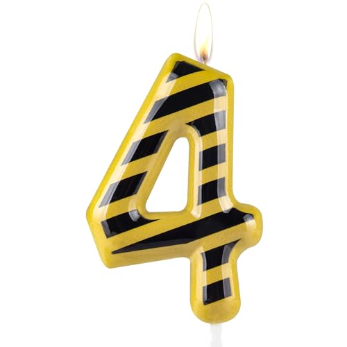 Zolunu Konstruktion Geburtstag Kerze, Metallic Bau Themed 4 Geburtstag Kuchen Kerze, Nummer 4 Kerze, Geburtstagskuchen Topper für Jungen Mädchen Kinder Party Dekorationen Zubehör Geburtstagsgeschenke Zolunu Konstruktion Geburtstag Kerze, Metallic Bau Themed 4 Geburtstag Kuchen Kerze, Nummer 4 Kerze, Geburtstagskuchen Topper für Jungen Mädchen Kinder Party Dekorationen Zubehör Geburtstagsgeschenke von Zolunu