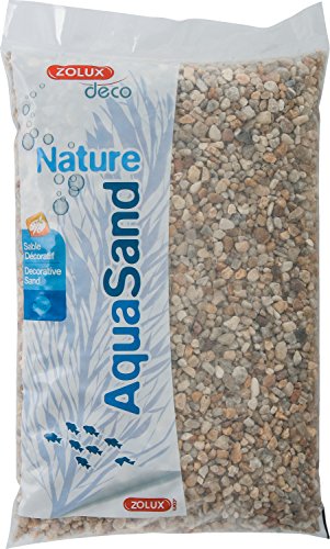 Zolux Kies Natur für Aquarium Quartz gelb von 2 bis 5 mm granulométie – 5 kg von Zolux