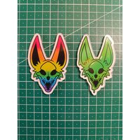 Skulldog Fridge Magnet | Rainbow Or Slime von ZombietoastcosplayDE