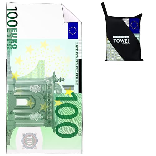 Zomer Strandtuch groß 90x180 cm 100 Euro Towel Mikrofaser Badetuch Schnelltrocknend für Damen Herren Schwimmen Reise Urlaub Sauna Yoga Zomer Strandtuch groß 90x180 cm 100 Euro Towel Mikrofaser Badetuch Schnelltrocknend für Damen Herren Schwimmen Reise Urlaub Sauna Yoga von Zomer