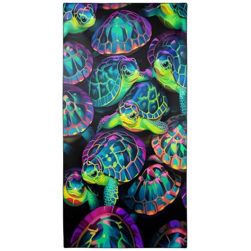 Zomer Strandtuch groß 90x180 cm Badetuch mit Kleine Schildkröte Badetuch Hochwertiges Schnelltrocknend Mikrofaser Towel mit Motiv Zomer Strandtuch groß 90x180 cm Badetuch mit Kleine Schildkröte Badetuch Hochwertiges Schnelltrocknend Mikrofaser Towel mit Motiv von Zomer