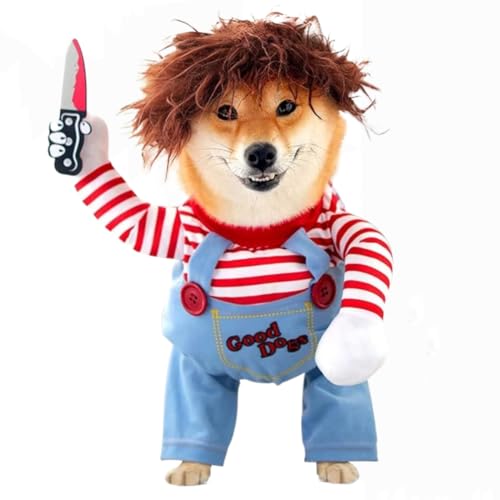 Zomtier Hundekostüme für Hunde, Halloween Kostüme Hunde, Lustige Hund Party Kleidung Haustier Halloween Kleidung für kleine,mittele und große Hunde (XS (empfohlen bis 4kg)) von Zomtier