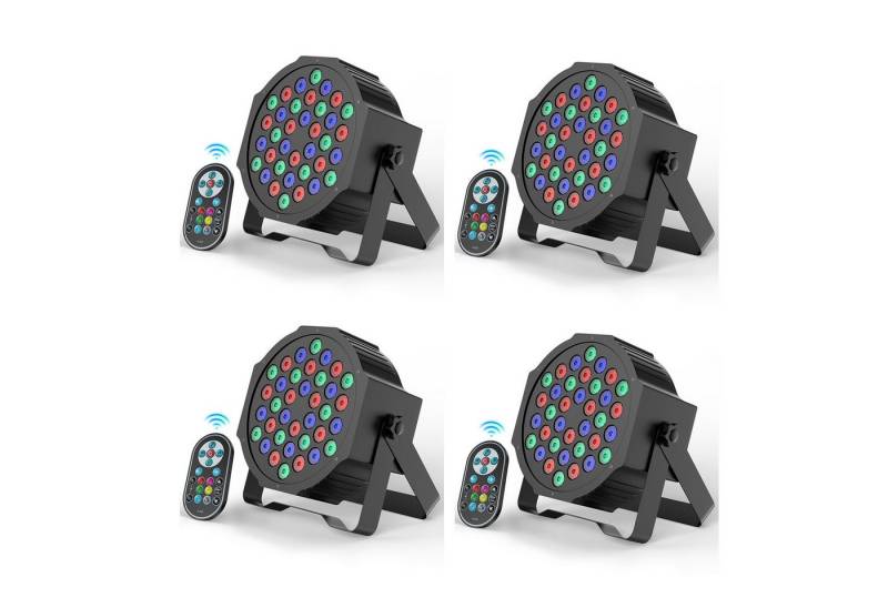 ZonQoonz Discolicht 108W LED PAR-Scheinwerfer mit drahtloser Fernbedienung für DJ Party von ZonQoonz