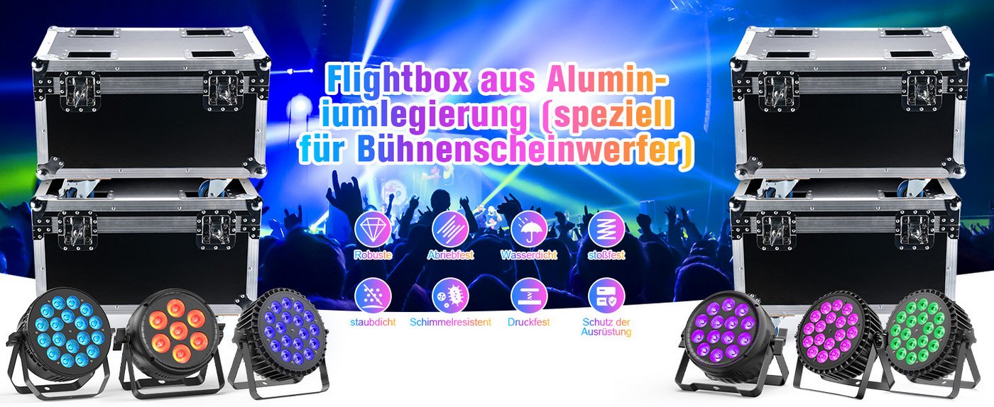 ZonQoonz Transportbehälter Mehrzweck-Transportkoffer mit Rollen und Teleskopgriff von ZonQoonz