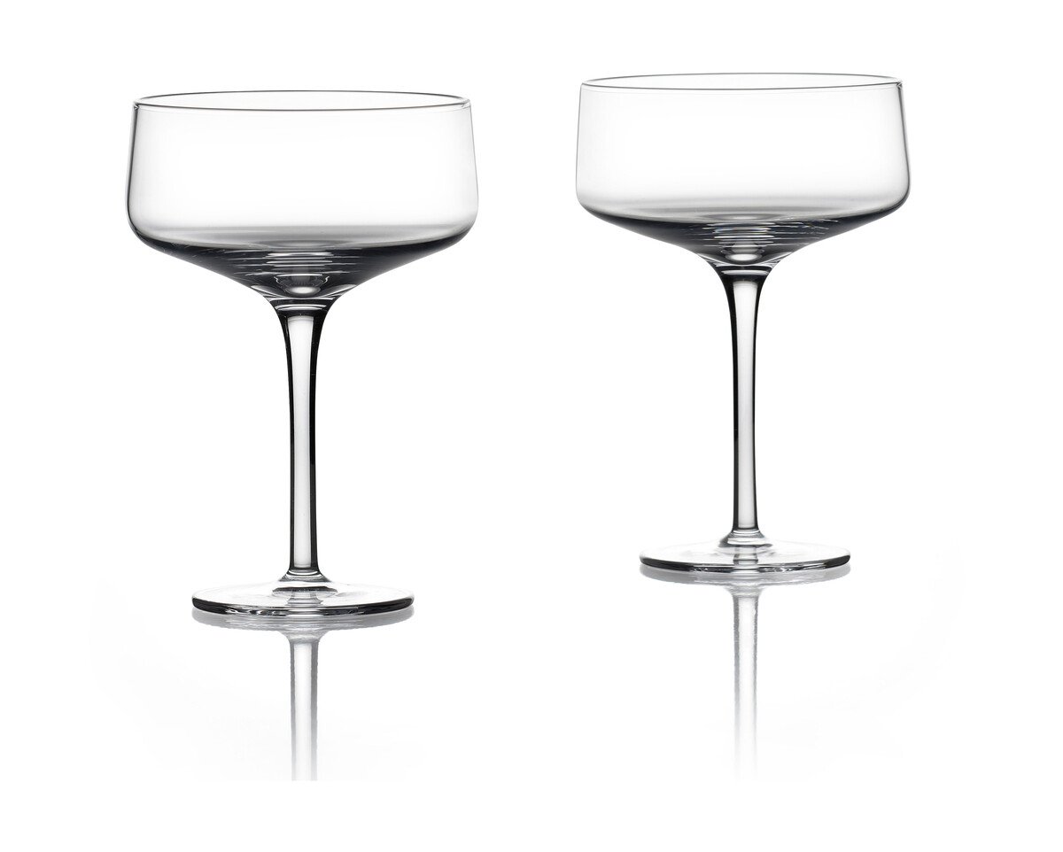Coupe/Cocktail-Glas 2er-Set Rocks klar Coupe/Cocktail-Glas 2er-Set Rocks klar von Zone Denmark