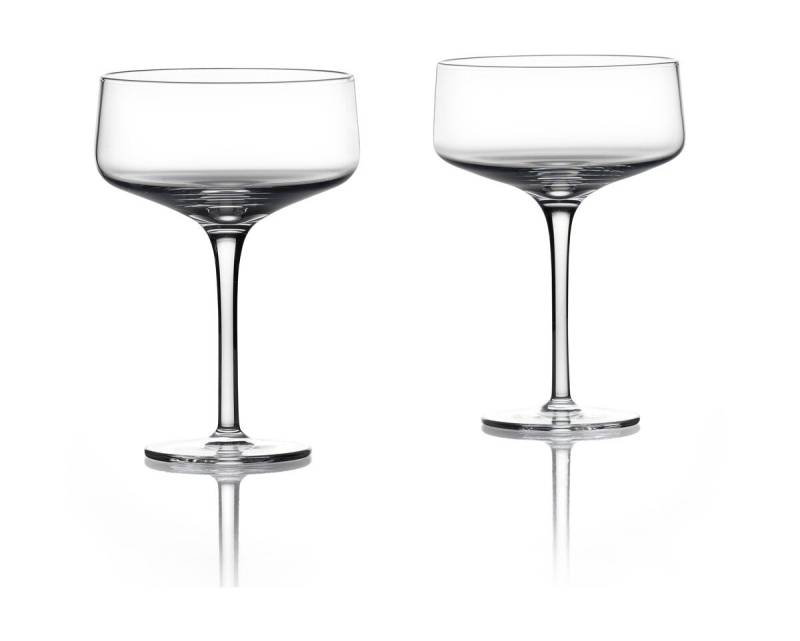 Coupe/Cocktail-Glas 2er-Set Rocks klar von Zone Denmark