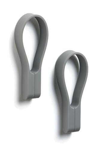 Handtuchhalter Loop Magnet 2er-Set grau Handtuchhalter Loop Magnet 2er-Set grau von Zone Denmark