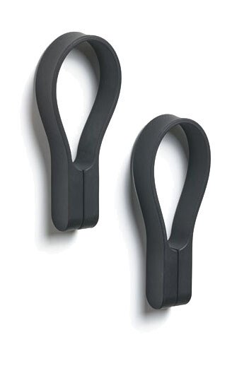 Handtuchhalter Loop Magnet 2er-Set schwarz Handtuchhalter Loop Magnet 2er-Set schwarz von Zone Denmark