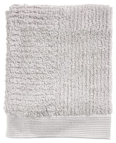 Zone Denmark Classic Handtuch, Gästehandtuch aus 100% Bio-Tex-Zertifizierter Baumwolle, Schnelltrocknend, 50x70 cm, Soft Grey (Hellgrau) von Zone Denmark